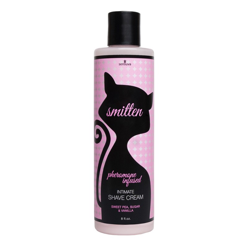 Sensuva Smitten Pheromone-Infused Intimate Shave Cream 8 fl oz - Vanilla, Sugar, & Sweet Pea